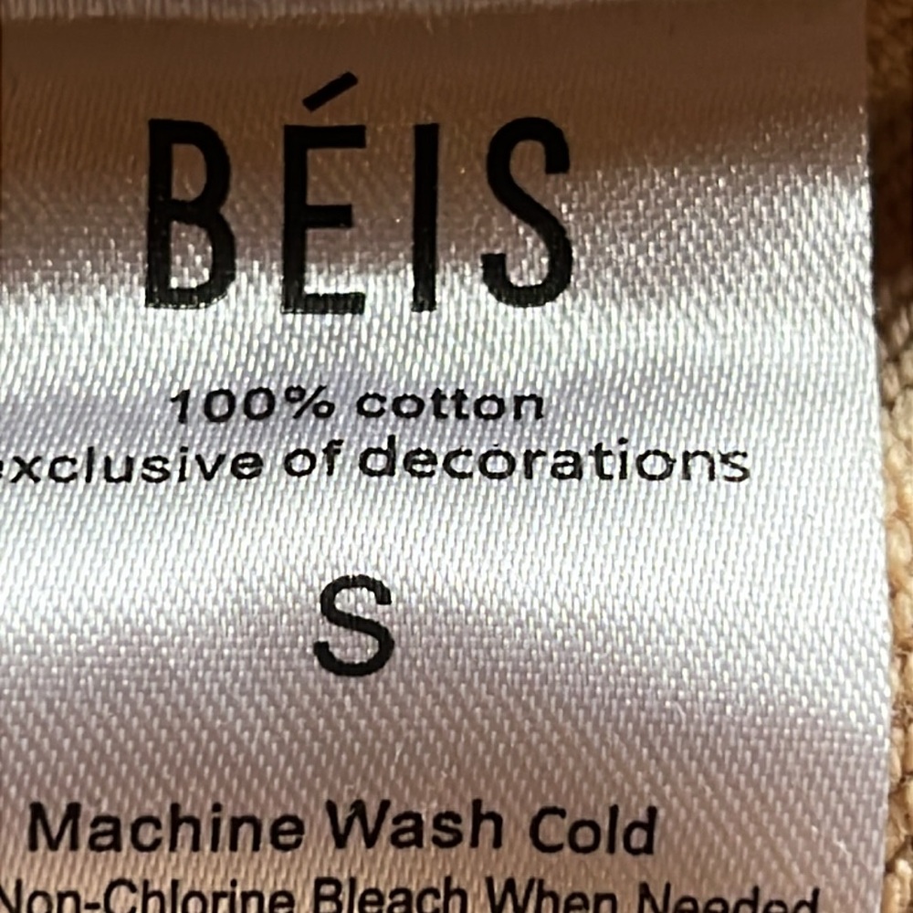 BEIS Cream Sweatshirt small - Picture 6 of 7